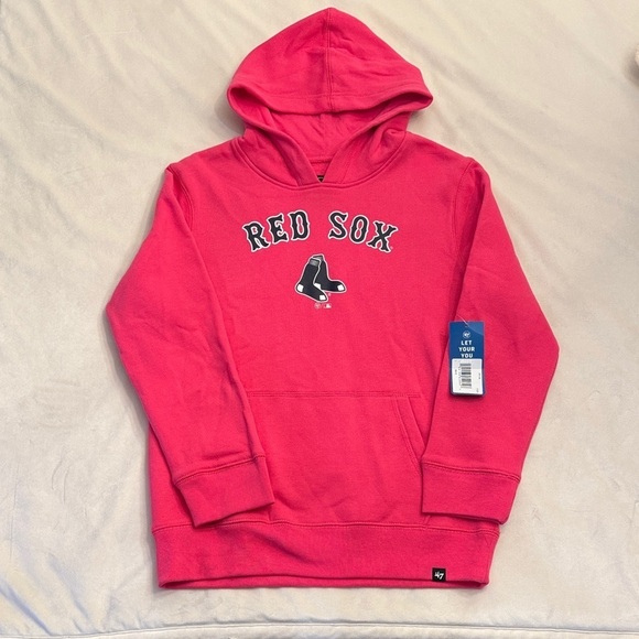 47 Other - NEW! 47 Brand Girls’ Red Sox Hoodie, sz L